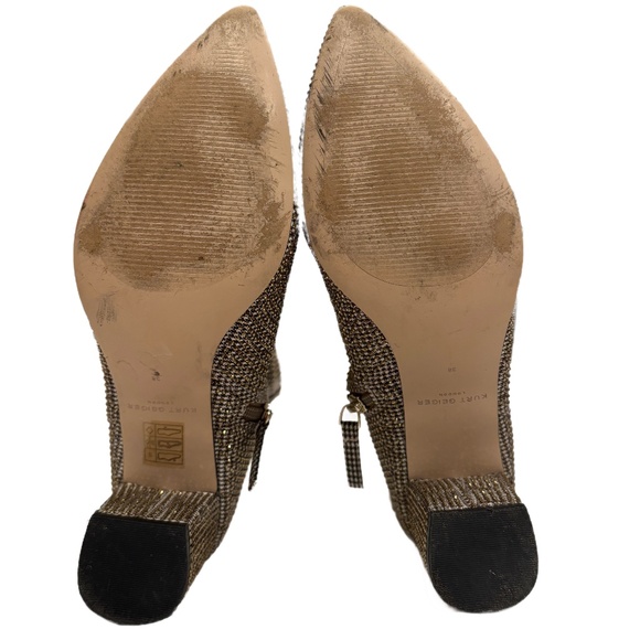 Kurt Geiger -- London golden encrusted ankle boots - Picture 6 of 6